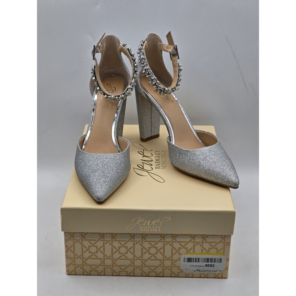 Jewel BADGLEY MISCHKA OLLIE SILGLT SIZE 8.5 M NIB